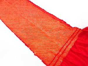 正絹　振袖用　絞り　帯揚げ